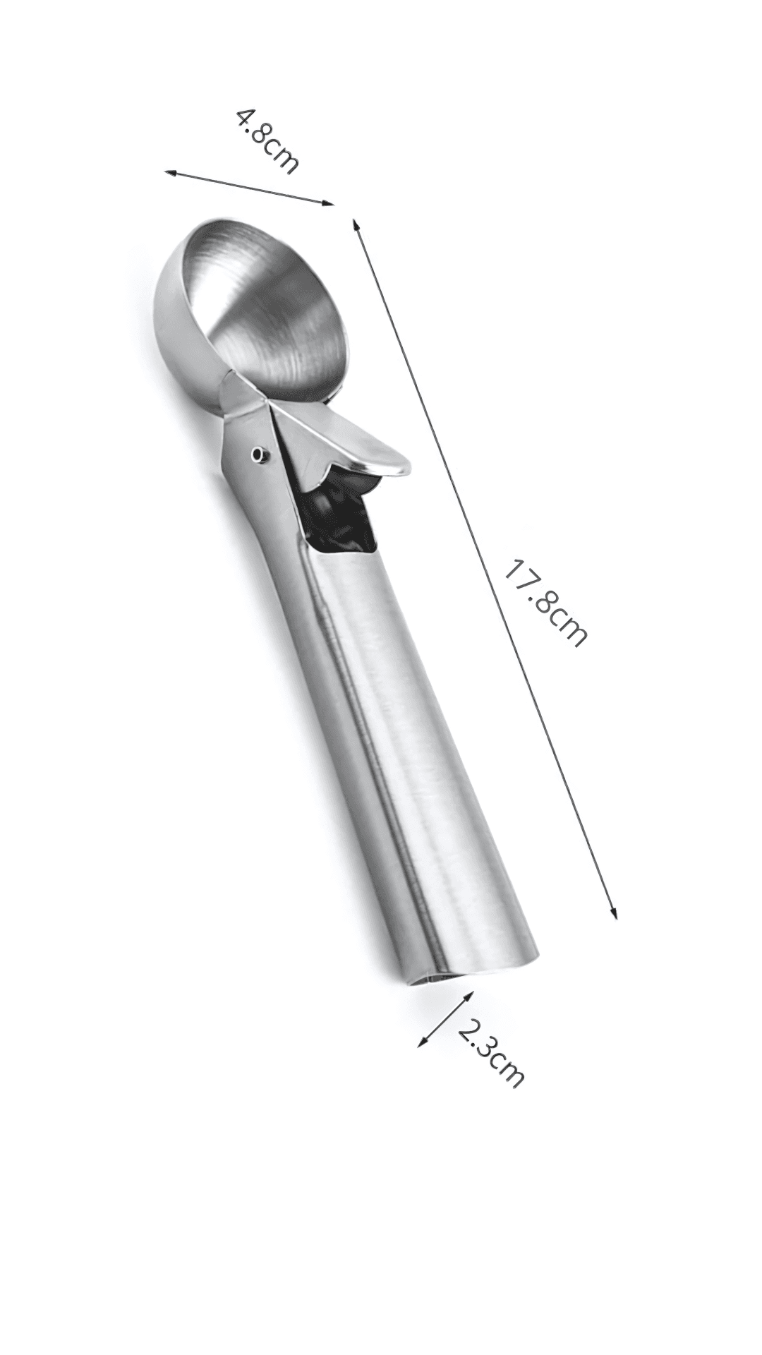 Colher De Sorvete Com Ejetor Inox 7