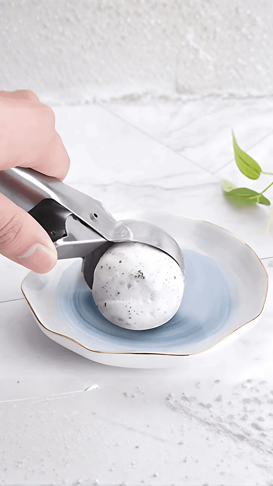 Colher De Sorvete Com Ejetor Inox 4