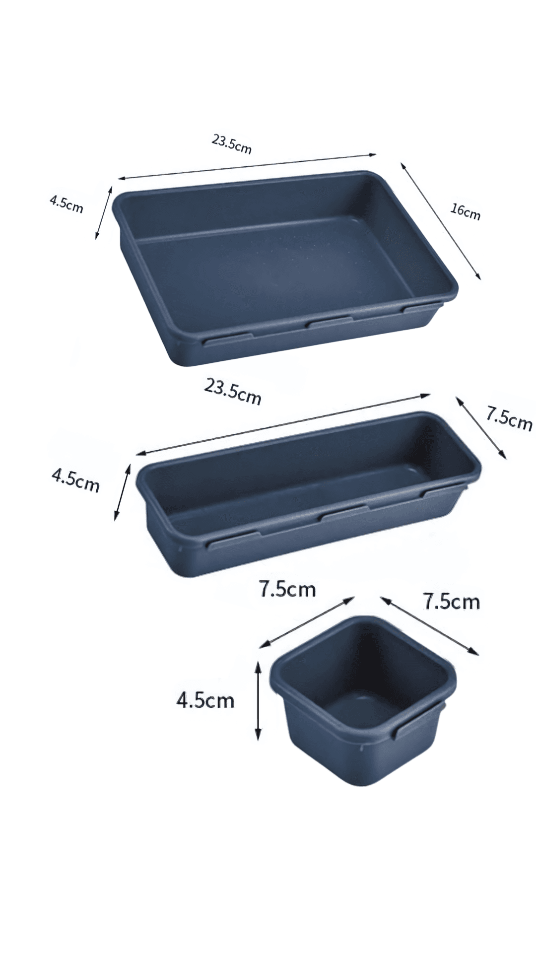 Conjunto Organizador Modular De Gavetas 2