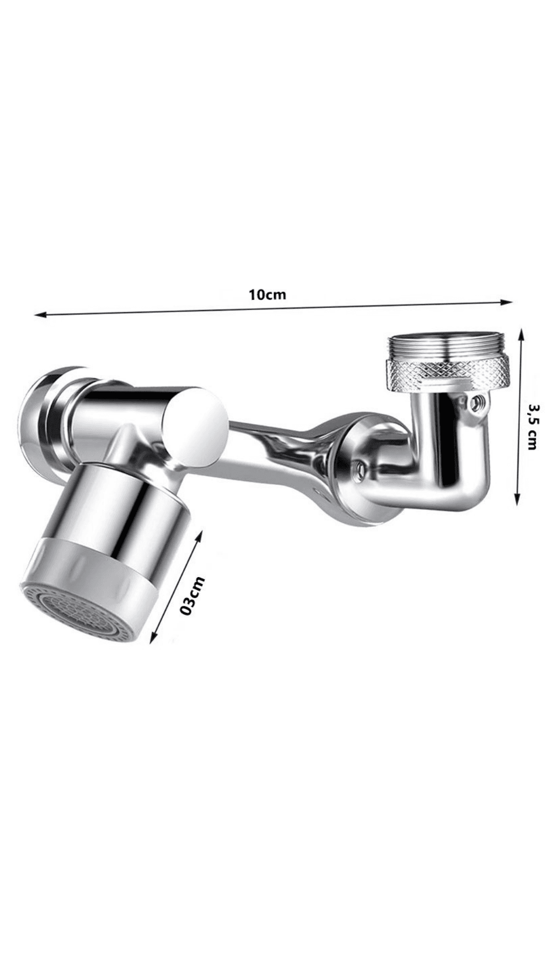 Adaptador Extensor Torneira Rotativa Universal 11