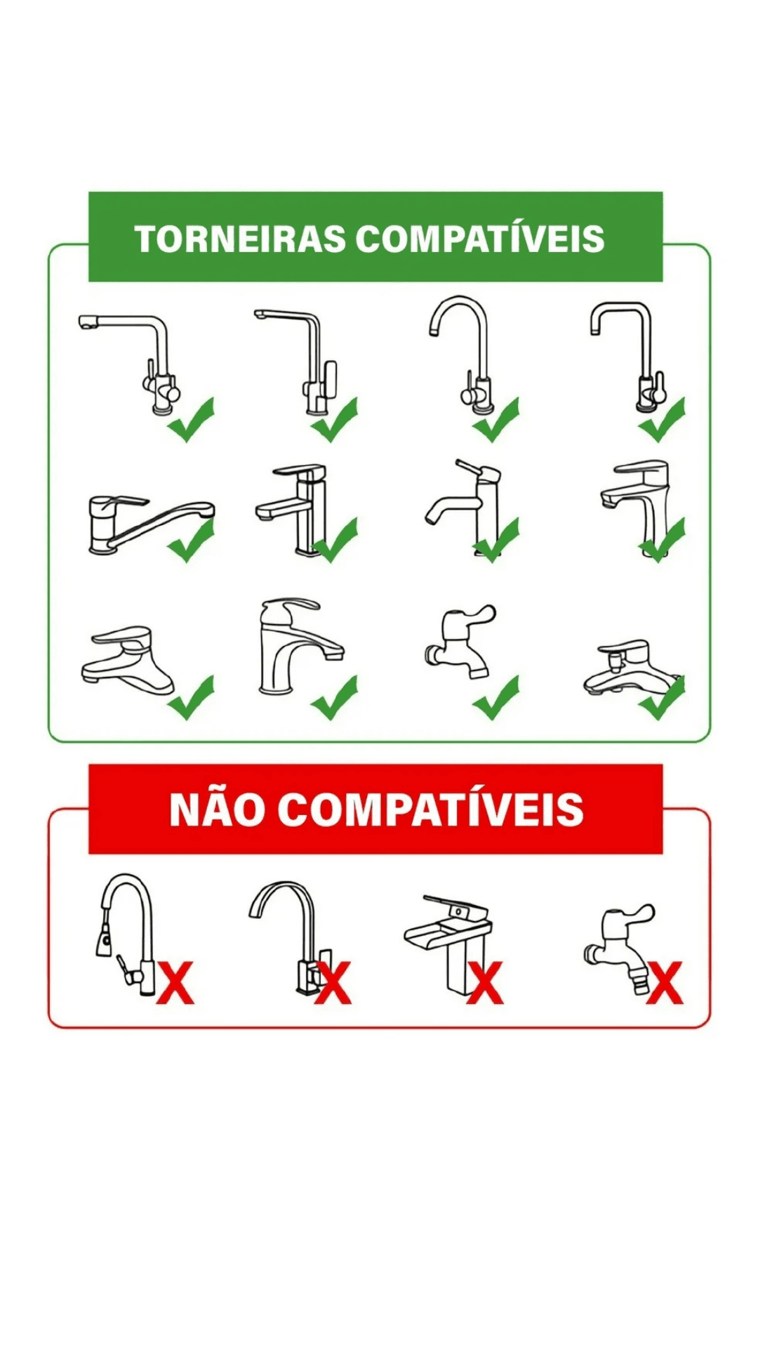 Adaptador Extensor Torneira Rotativa Universal 7